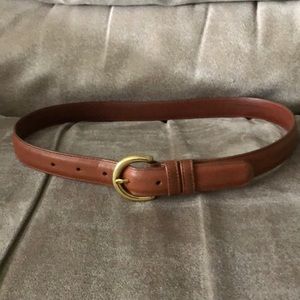 Coach leather belt
